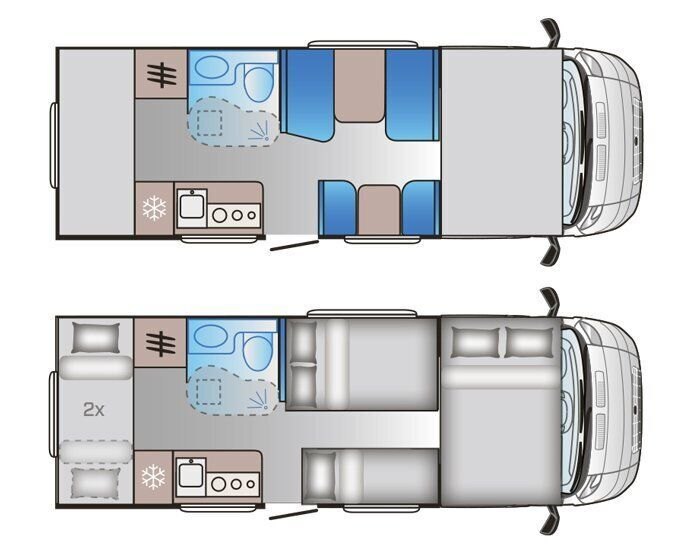 A70DKの間取り図